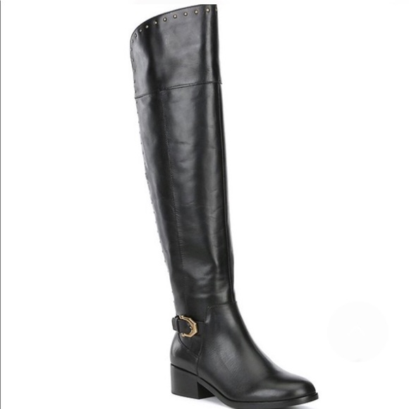 Gibson&Latimer Leather Over-the-Knee Riding Boots - Picture 1 of 13